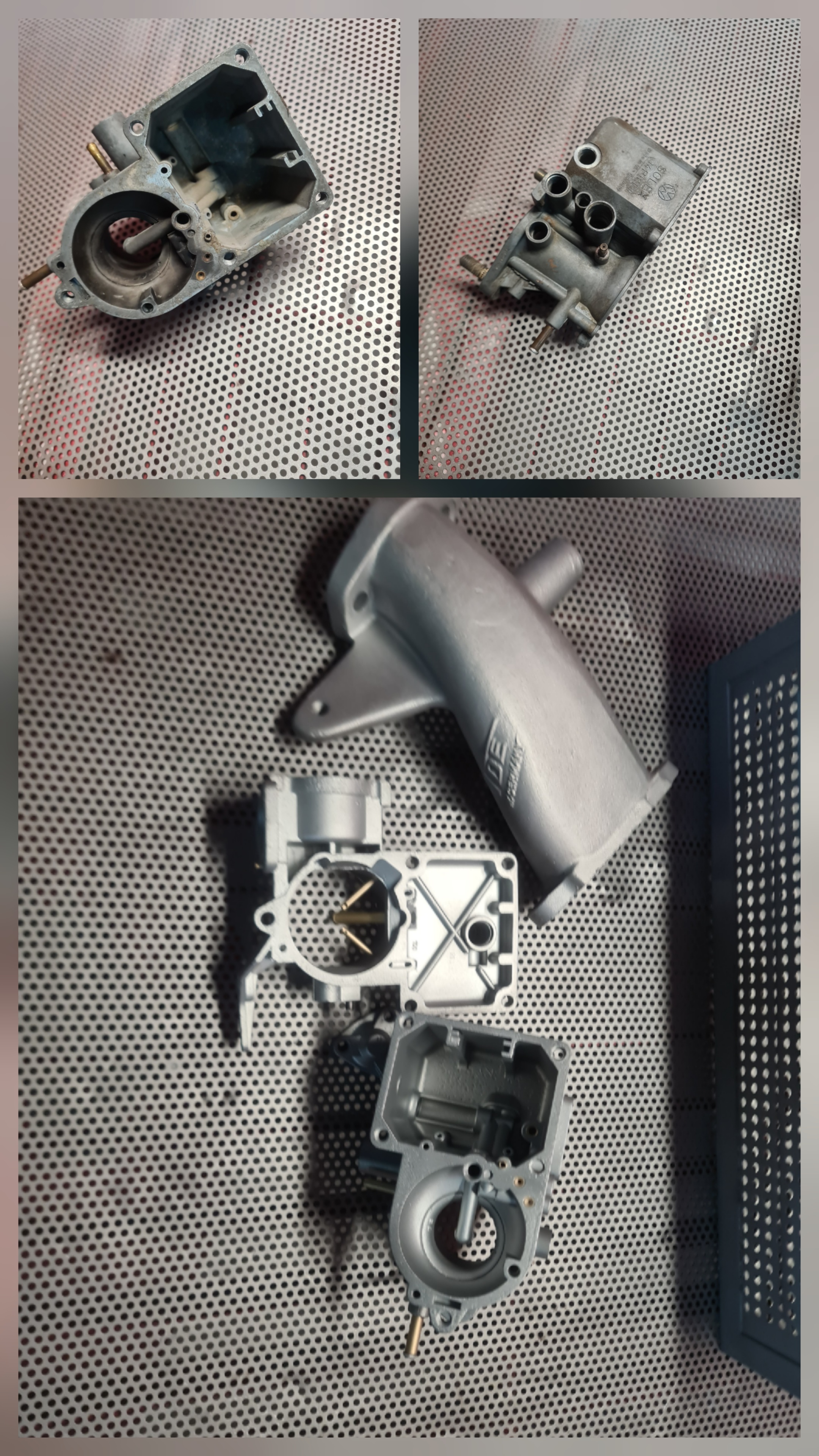 Motorenteile Reinigung Vorher Nachher